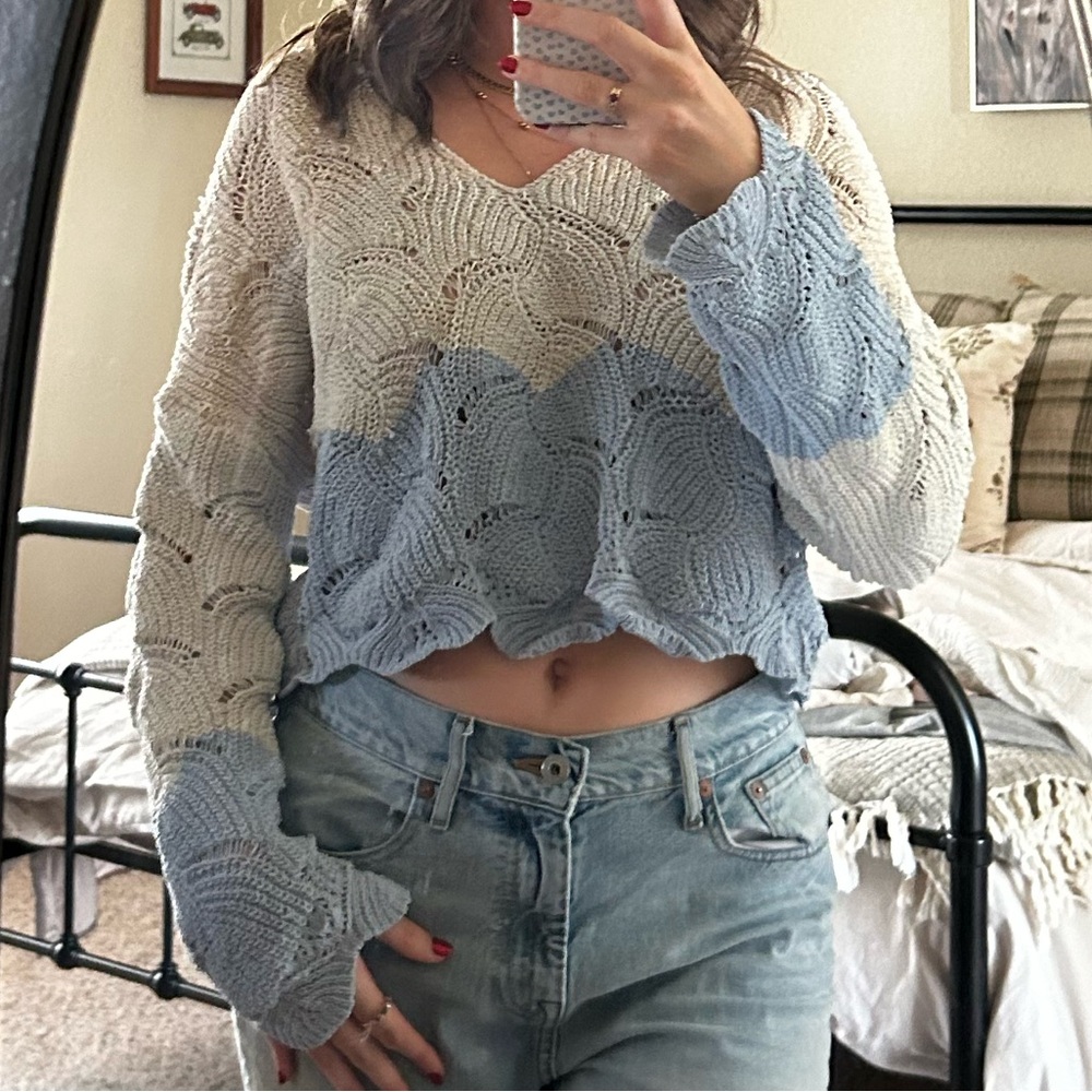 Mi Ami Cream Knit Sweater